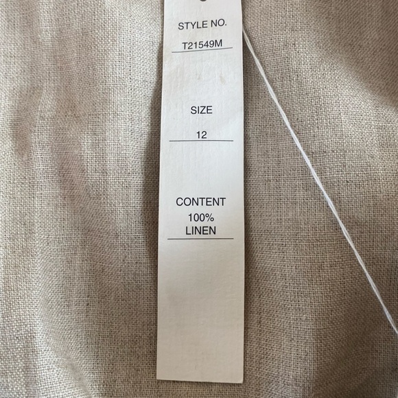 richard malcolm New Size 12/14 Pure Irish Linen Sleeveless Top and Maxi Skirt - Picture 9 of 15